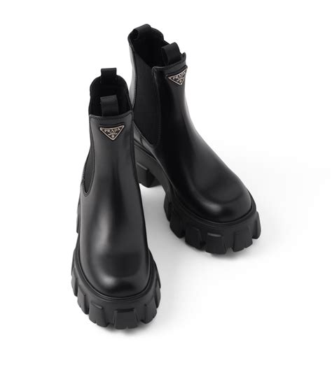 rain boots prada|prada 55 leather ankle boots.